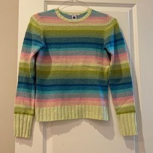 Women’s multicolored striped sweater